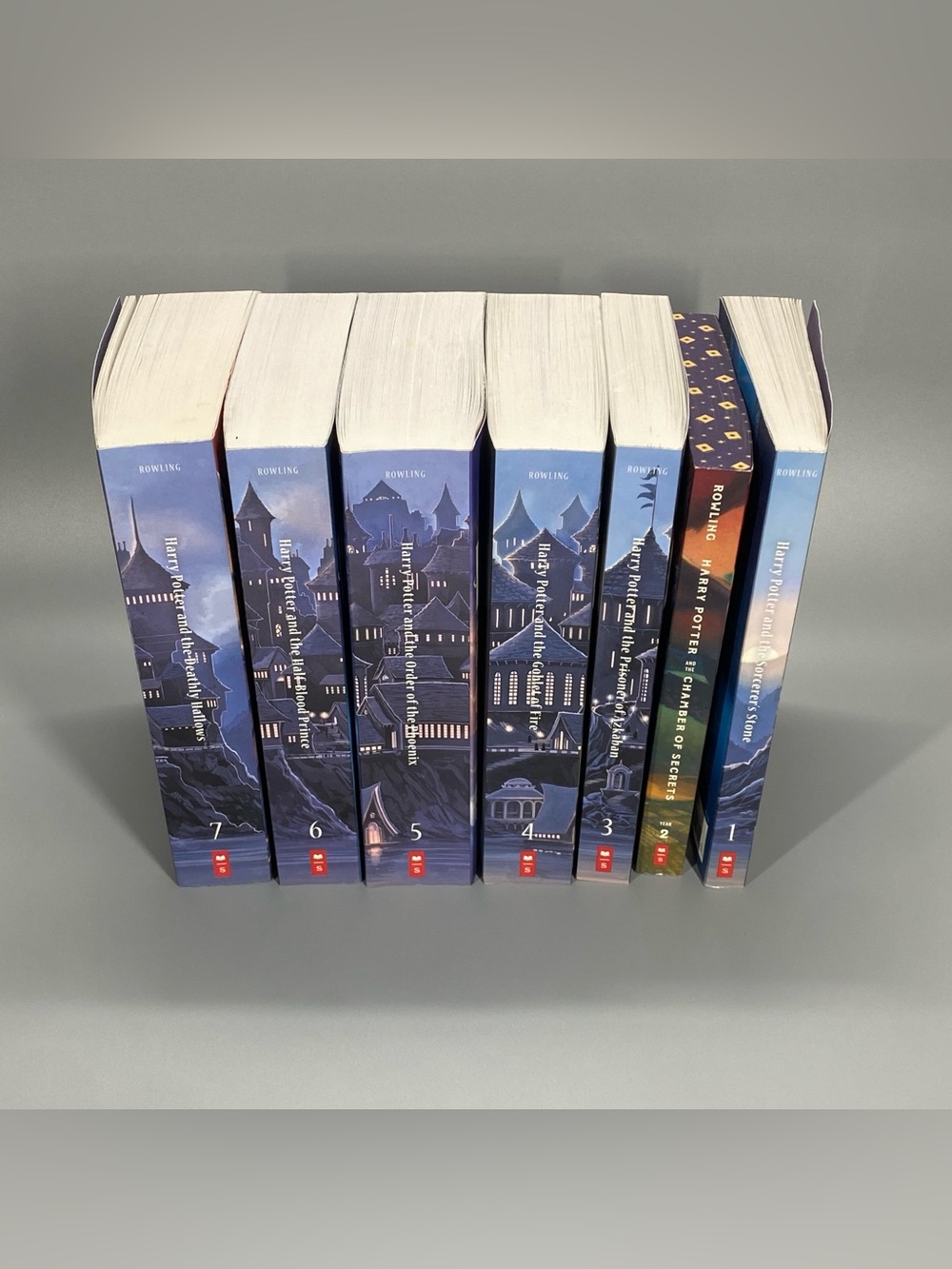Harry Potter The Complete Series Scholastic Set 1-7 Paperback Book Edition Used - Picture 2 of 13